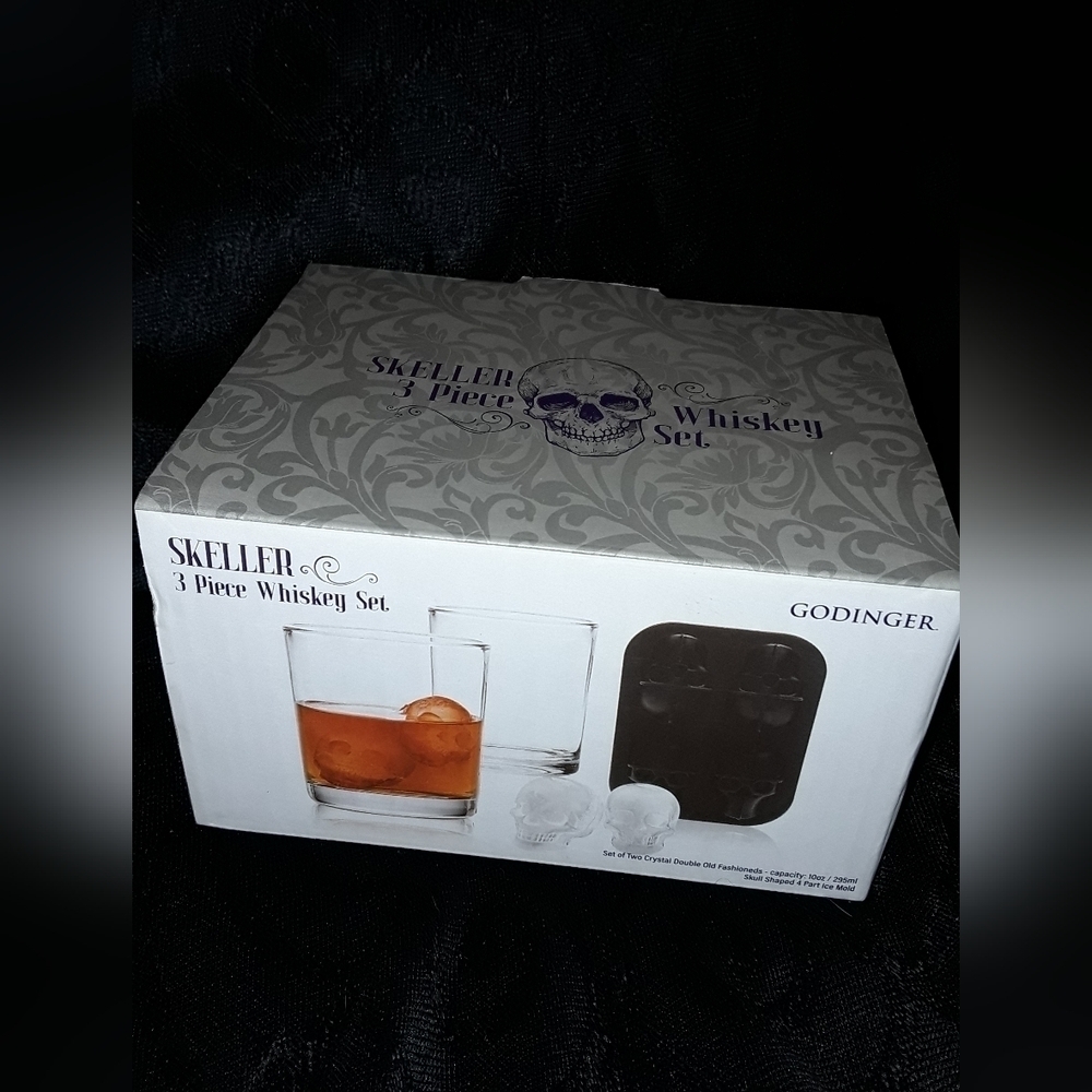 GODINGER  Skeller whiskey set